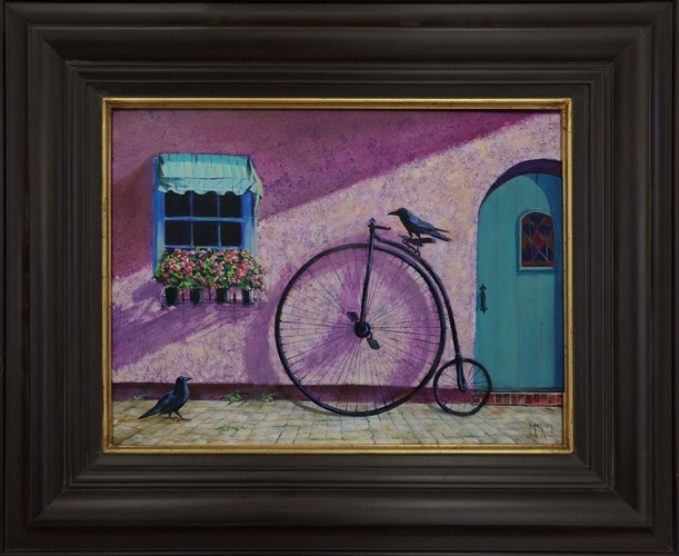 Click to view detail for Penny Farthing Uber 12x16 $825